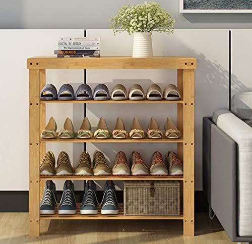 KMMK במבוק 5 שכבות נעליים מתלה | ארון אחסון מארגן ספסל נעליים עמדת נעליים לסלון מסדרון וגובה המסדרון 80,60